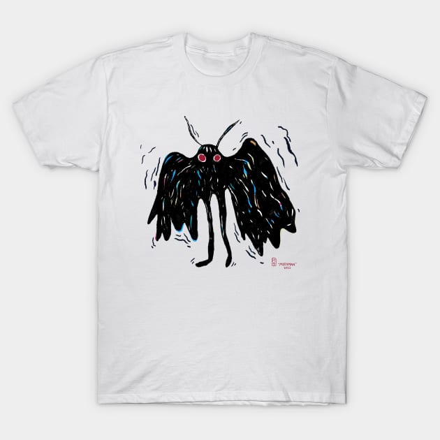 Mothman T-Shirt by flywithsparrows